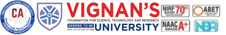 Department of Computer Applications, Vignan's University